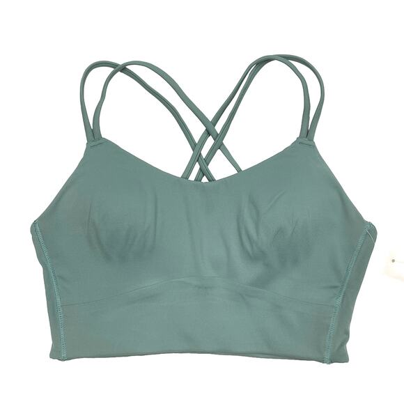 Attifall Longline Strappy Sports Bra Sz 6 BC XS New Low Impact  Criss Cross Back - Picture 4 of 9